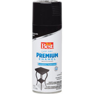 Do it Best Premium Enamel 12 Oz. Semi-Gloss Spray Paint  Black