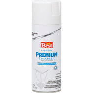 Do it Best Premium Enamel 12 Oz. Semi-Gloss Spray Paint  White