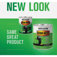 Rust-Oleum Flat High Heat Enamel  BBQ Black  1 Qt.