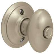Schlage Siena Egg Satin Nickel Bed & Bath Door Knob