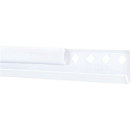 FreedomRail 78 In. White Horizontal Hanging Rail with Cover