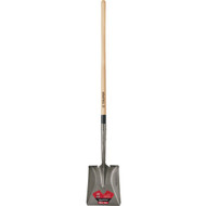 Truper Pro 48 In. Wood Handle Square Point Shovel