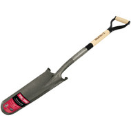 Truper Pro 32 In. Wood D-Handle Round Point Drain Spade