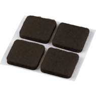 Do it 3/4 In. Brown Square Felt Pad (12-Count)