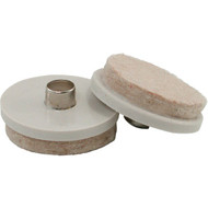Do it 1-1/2 In. Round Nail on Furniture Glide  (4-Pack)