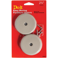 Do it 2-3/4 In. Round Adhesive or Screw on Furniture Glide  (4-Pack)