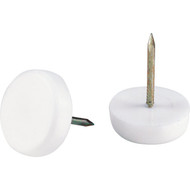 Do it 7/8 In. Plastic Round Nail on Furniture Glide (4-Pack)