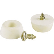 Do it 7/8 In. Round Off-White Furniture Bumpers  (4-Pack)