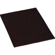 Do it 4-1/4 In. x 6 In. Brown Self Adhesive Felt Pads 3mm thick (2-Pack)