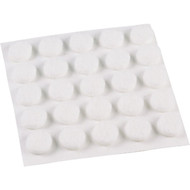 Do it 3/8 In. White Self Adhesive Felt Pads  (75-Count)