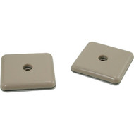 Do it 2-1/8 In. Square Adhesive and Screw on Furniture Glide  (4-Pack)