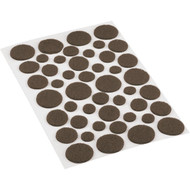 Do it Assorted Brown Self Adhesive Felt Pads  (46-Count)