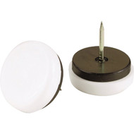 Do it 1-1/2 In. Round Swivel Nail on Furniture Glide  (4-Pack)