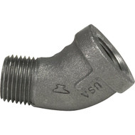 Anvil 1-1/4 In. 45 Deg. Street Malleable Black Iron Elbow (1/8 Bend)
