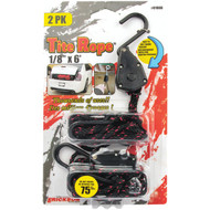 Erickson Tite Rope 1/8" x 6'  75 Lb. Capacity Rope Ratchet (2-Pack)