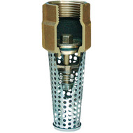 Simmons 1 In. Silicon Bronze Foot Valve  Lead Free