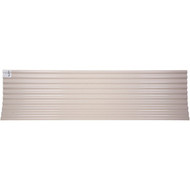 Tuftex Seacoaster 26 In. x 12 Ft. Opaque Tan Round Wave  Vinyl Corrugated Panels