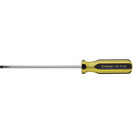 Stanley 100 PLUS 3/16 In. x 6 In. Cabinet Tip Slotted Screwdriver