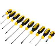 Stanley Slotted & Phillips Screwdriver Set w/Black Phosphate Coating (10-Piece)