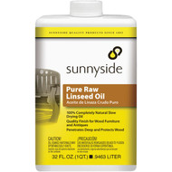 Sunnyside Pure Raw Linseed Oil  1 Qt.