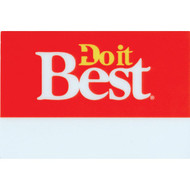 Do it Best 3 In. x 2 In. Clip-On Name Badge