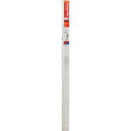Do it Satin Silver Fluted 2 In. x 3 Ft. Aluminum Carpet Trim Bar  Extra Wide