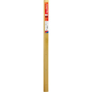 Do it Satin Gold Fluted 2 In. x 3 Ft. Aluminum Carpet Trim Bar  Extra Wide