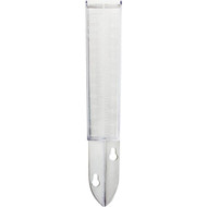 Taylor 5 In. Plastic Clear-Vu Rain Gauge