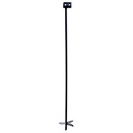 Tie Down 6 In. x 48 In. Black Iron Double Head Earth Anchor