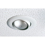 Thomas 6 In. White Eyeball Adjustable Spot Recessed Fixture Trim