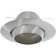 Thomas 6 In. Brushed Nickel Eyeball Adjustable Spot Recessed Fixture Trim