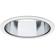 Thomas 6 In. White Trim w/Clear Reflector Recessed Fixture Trim