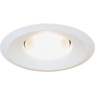 Thomas 6 In. White Splay Recessed Fixture Trim