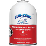 Quest Sub-Zero 12 Oz. R-134a Refrigerant with Stop Leak