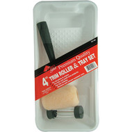 Linzer Project Select 4 In. x 3/8 In. Trim Roller & Tray Kit