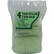Linzer Project Select 4 In. x 1/2 In. Knit Fabric Roller Cover- (2-Pack)