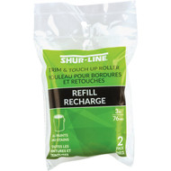 Shur-Line 3 In. x 3/8 In. Trim & Touch-Up Knit Fabric Roller Cover (2-Pack)