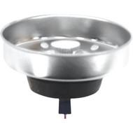 U S Hardware 1-1/2 In. Metal Basket Strainer Stopper with Post for Mobile Home