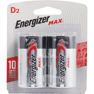 Energizer Max D Alkaline Battery (2-Pack)