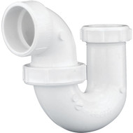 Charlotte Pipe 1-1/2 In.  1-1/4 In. White PVC P-Trap
