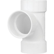 Charlotte Pipe 3 In. Schedule 40 Sanitary PVC Tee