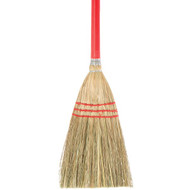 Reynera 12 In. W. x 39 In. L. Painted Wood Handle Lobby Corn Broom