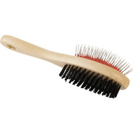 Smart Savers Plastic & Metal Bristle Pet Brush Combo