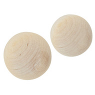 Do it Wood Hardwood Round 1 In. Cabinet Knob  (2-Pack)