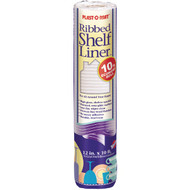 Plast-O-Mat 12 In. x 10 Ft. Bisque Ribbed Non-Adhesive Shelf Liner