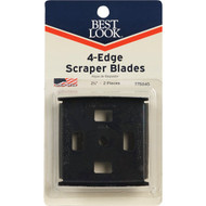 Best Look 2-1/2 In. 4-Edge Replacement Scraper Blade (2-Pack)