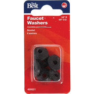 Do it 5/8 In. Black Beveled Faucet Washer (6 Ct.)