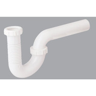 Do it 1-1/2 In.  1-1/4 In. White Plastic Flexible P-Trap