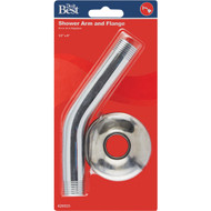 Do it 6 In. Chrome Shower and Flange