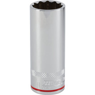 Channellock 1/2 In. Drive 7/8 In. 12-Point Deep Standard Socket